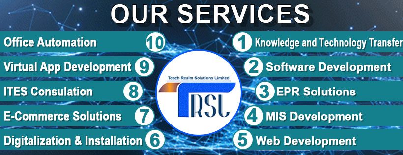 Product & services list of Tech Realm Solutions Limited (TRSL)
